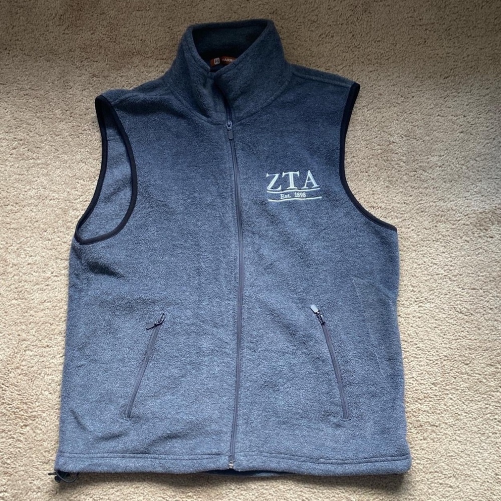 MOVING SALE ZTA Zeta Tau Alpha Embroidered Vest